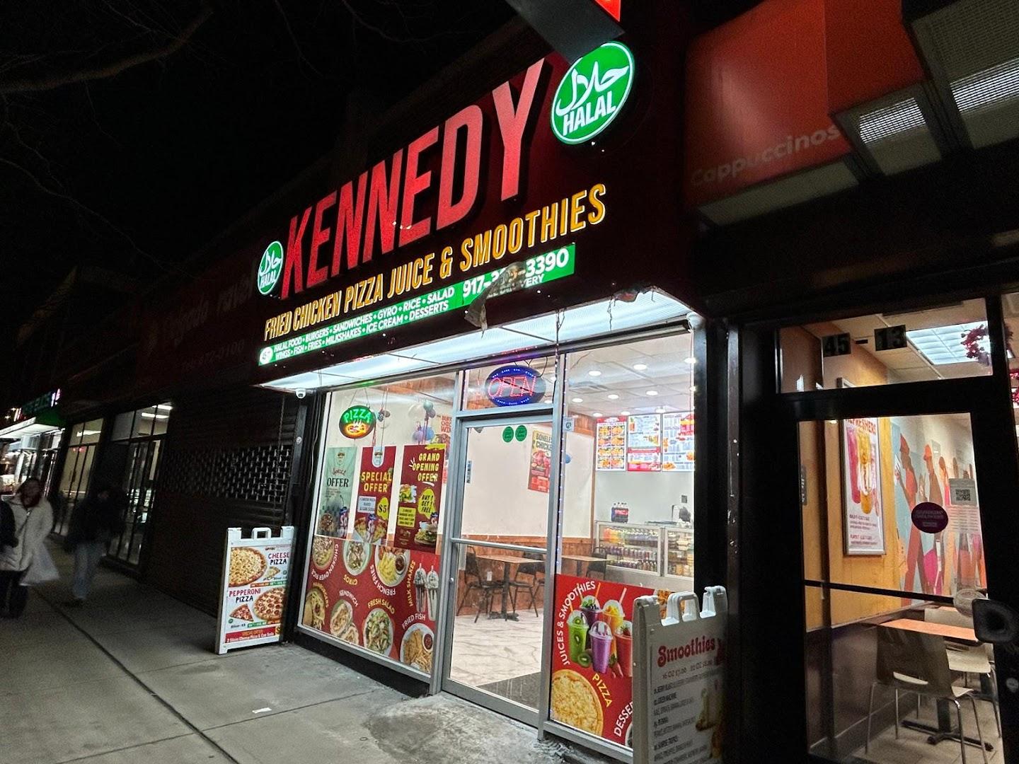 Kennedy Fried Chicken Pizza Juice & Smoothies Menu